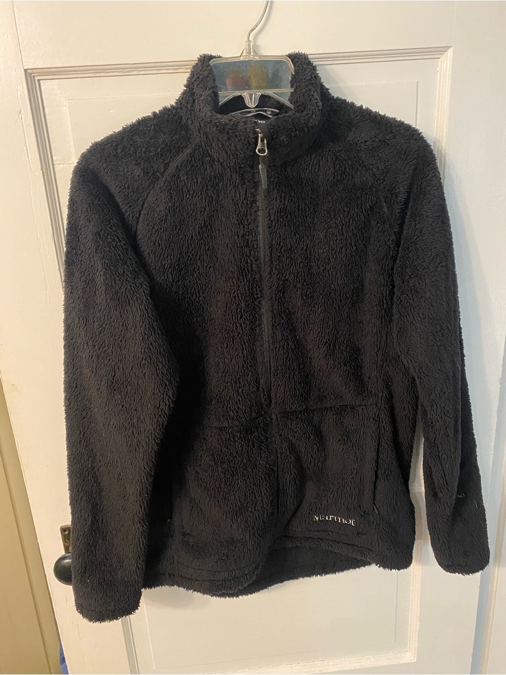 Marmot Women’s Black Fuzzy Full-Zip Jacket